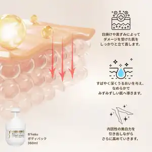 B’HAKU ホワイトニングパック 1